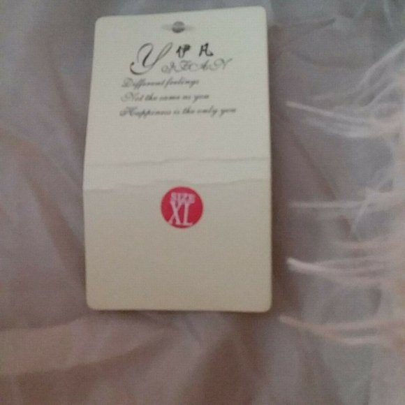 MADE IN YIFAN Cream Long Sleeve Lined Faux Fur Jacket Coat Women Juniors Size XL - Picture 10 of 13